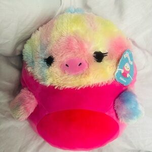 Squishmallows Official 16” Abilene Ostrich Plush Toy Retired Stuffed Animal Bird